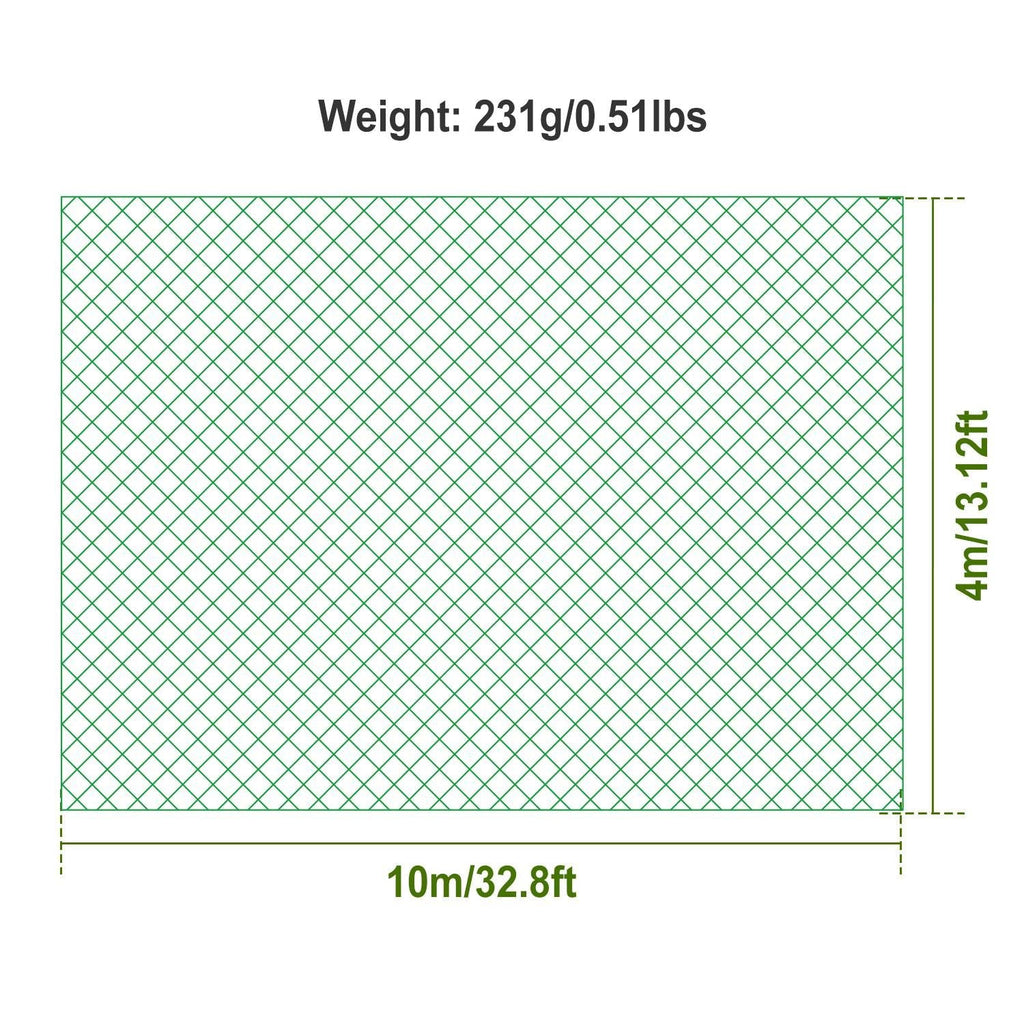 13 x 33ft Garden Netting Heavy Duty PE Anti Bird Netting Plants Fruits Tree Vegetables Protection Netting Net - MC Online