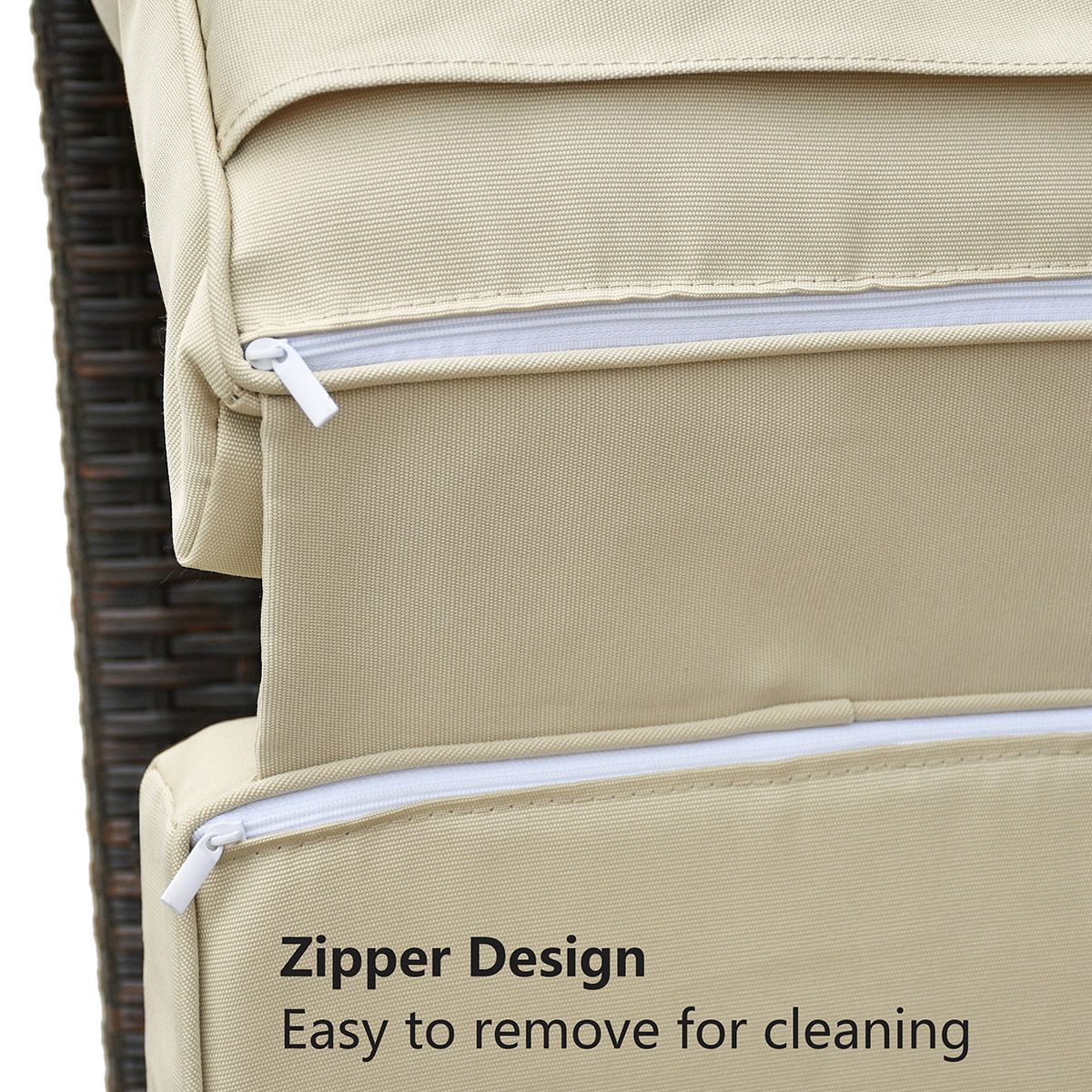 3' Thickness Replacement Waterproof Cushion,Lounge Chair Cushion,Cushion for Outdoor Recliner Furniture - MC Online