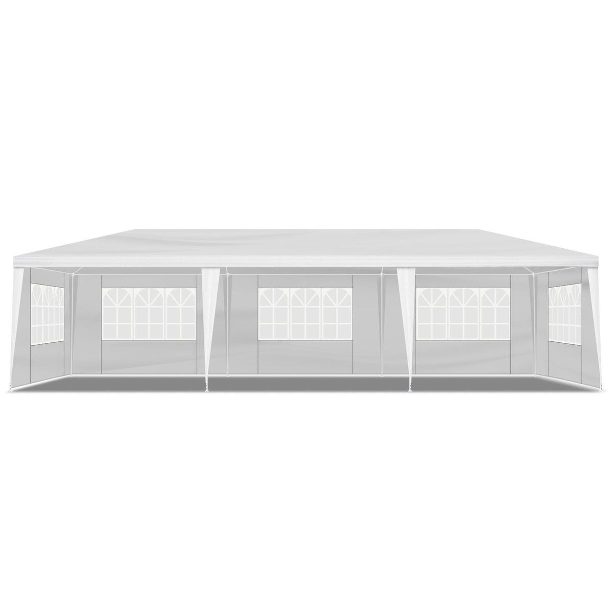 3*9m 5-Sided Iron PE Cloth Spiral Pipe Pergola - MC Online