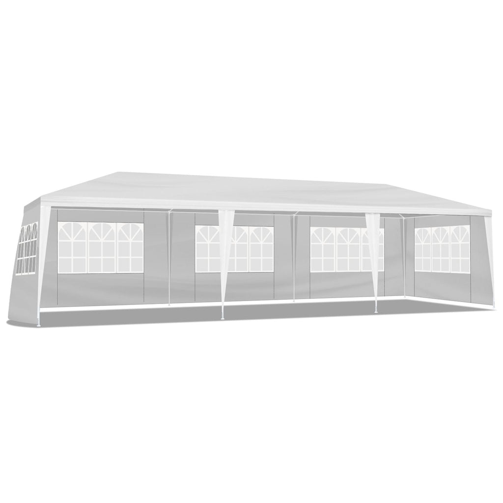 3*9m 5-Sided Iron PE Cloth Spiral Pipe Pergola - MC Online