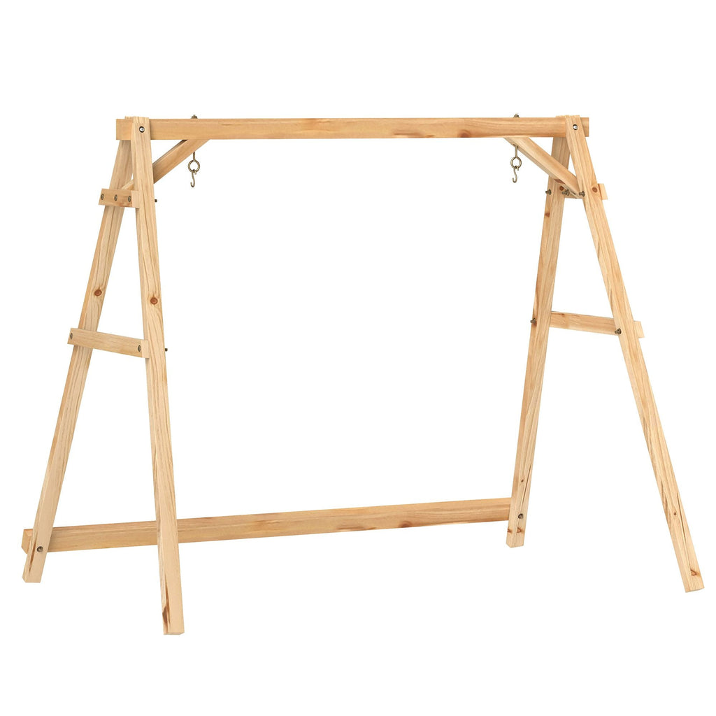 770lbs Porch Swing Frame, Heavy Duty A-Frame Hanging Chair Stand Only with Reinforced Bars for Porch, Garden, Backyard - MC Online