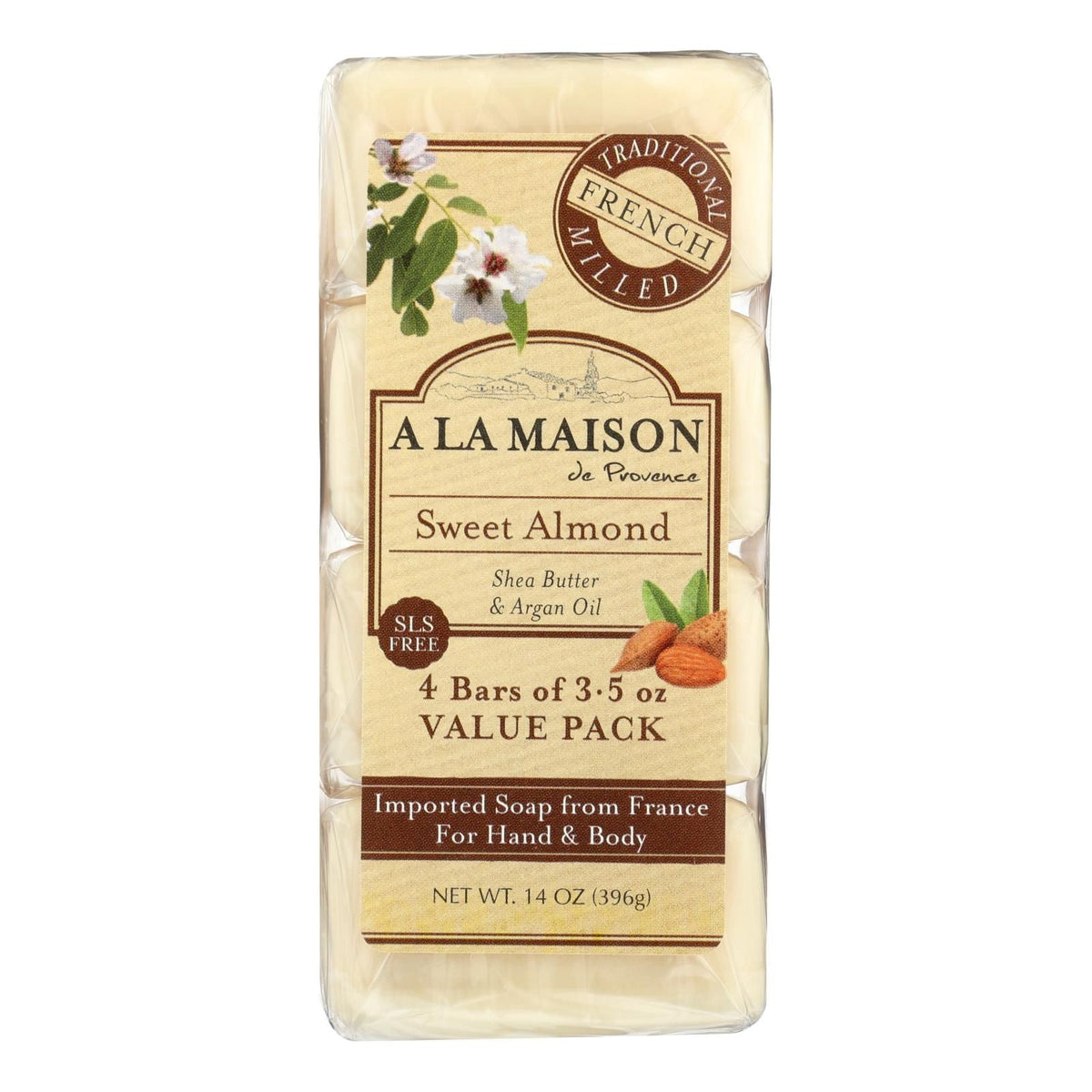 A La Maison - Bar Soap - Sweet Almond - 4/3.5 Oz - MC Online