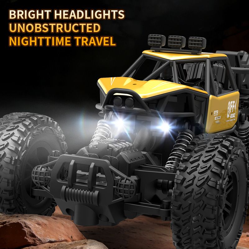 All-terrain Electric Toy Car, Alloy Car, 1:20 Scale Model Car, 2.4GHz R/ C Off-road Car, High-speed Car, with Headlights And Shock Absorption, Birthday Gifts for Kids Over 3 Years Old - MC Online