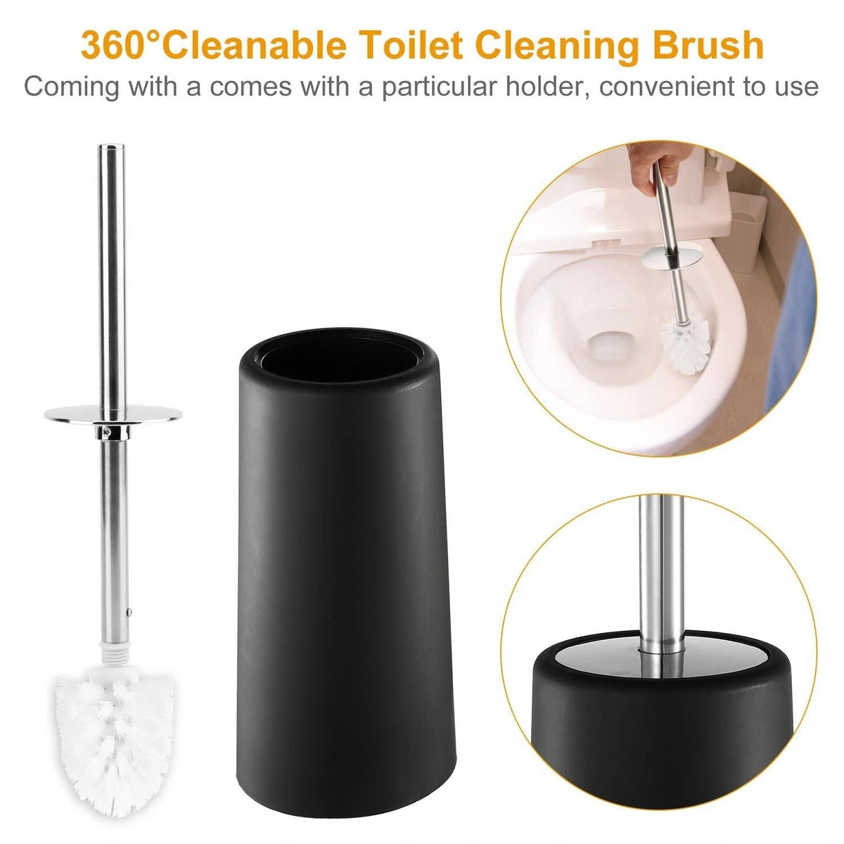 Bathroom Accessories Set 6 Pcs Bathroom Set Ensemble Complete Soap Dispenser Toothbrush Holder - MC Online