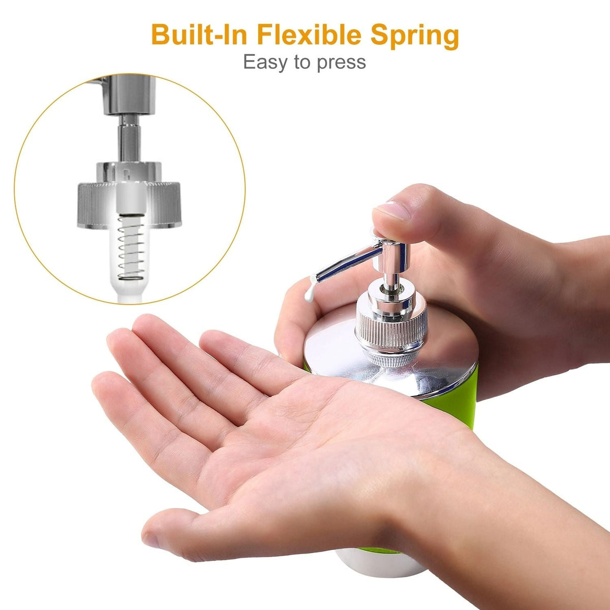 Bathroom Accessories Set 6 Pcs Bathroom Set Ensemble Complete Soap Dispenser Toothbrush Holder - MC Online
