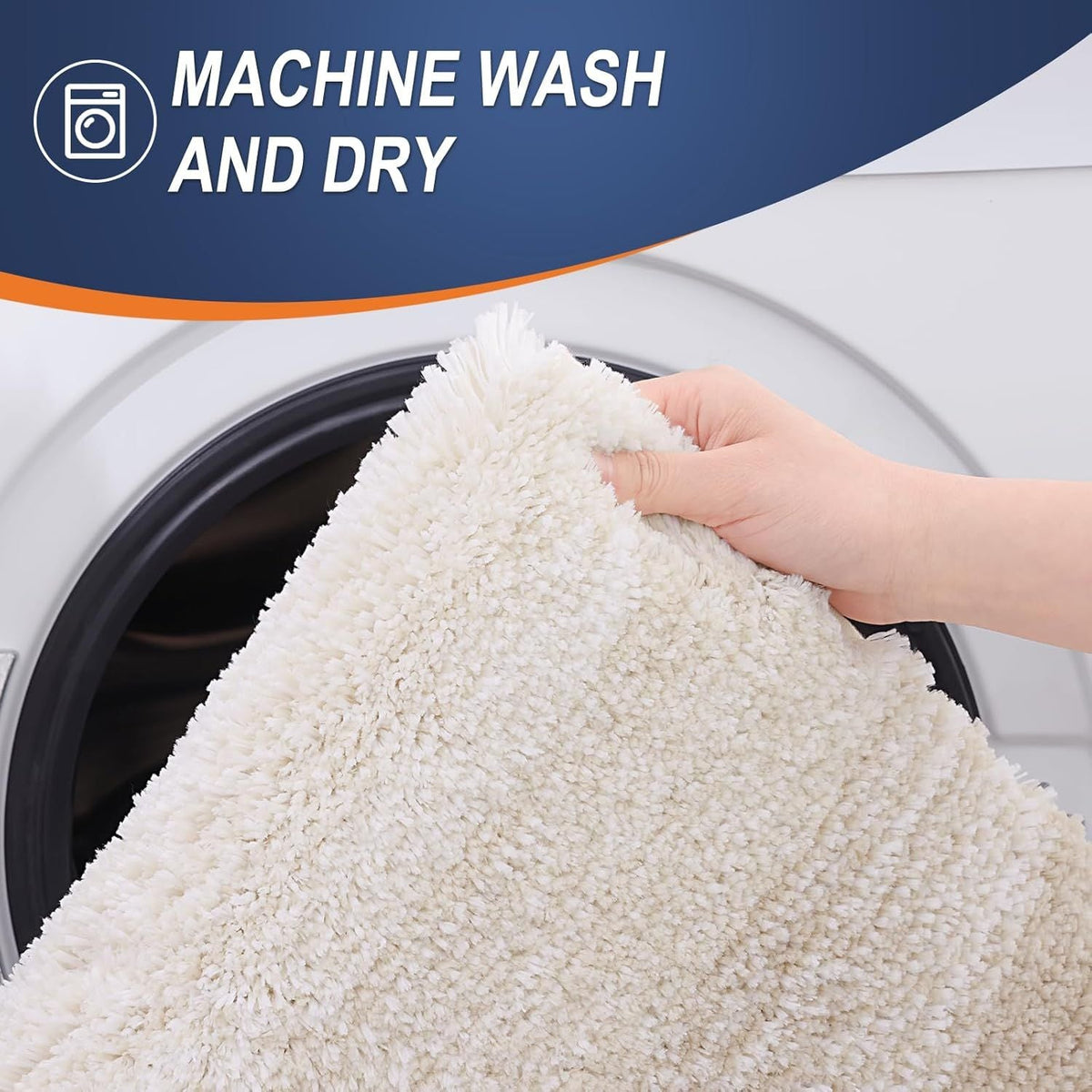Bathroom Rugs Mat 30x20, Extra Soft Absorbent Microfiber Bath Rugs, Rubber Backing, Quick Dry, Machine Washable Bath Mats for Bathroom Floor, Tub and Shower, Home Decor Accessories, Light Beige - MC Online