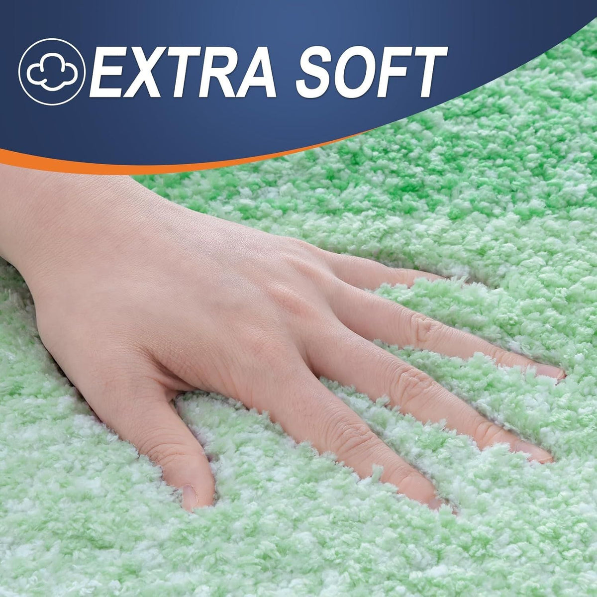 Bathroom Rugs Mat 30x20, Extra Soft Absorbent Microfiber Bath Rugs, Rubber Backing, Quick Dry, Machine Washable Bath Mats for Bathroom Floor, Tub and Shower, Home Decor Accessories, Green - MC Online