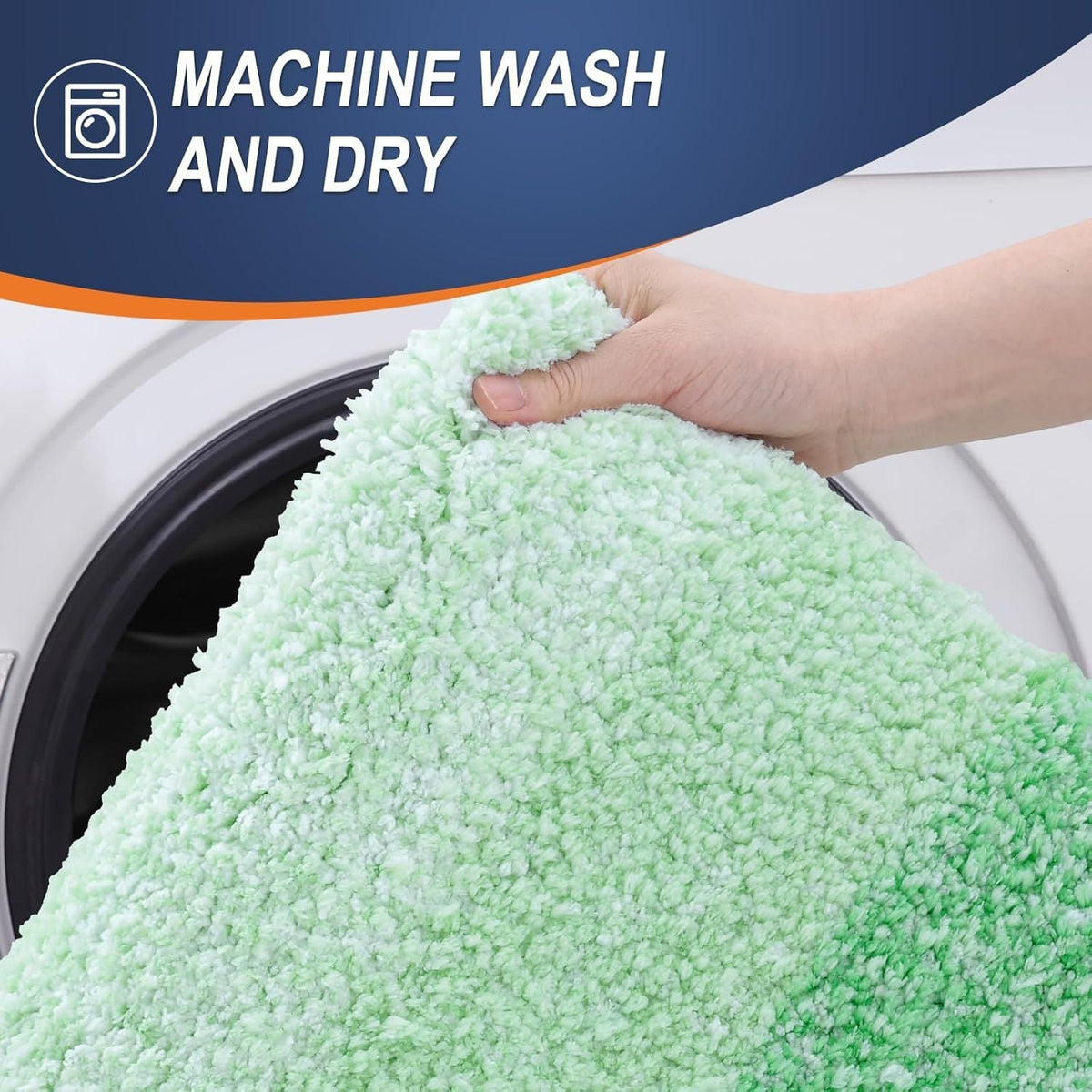 Bathroom Rugs Mat 30x20, Extra Soft Absorbent Microfiber Bath Rugs, Rubber Backing, Quick Dry, Machine Washable Bath Mats for Bathroom Floor, Tub and Shower, Home Decor Accessories, Green - MC Online