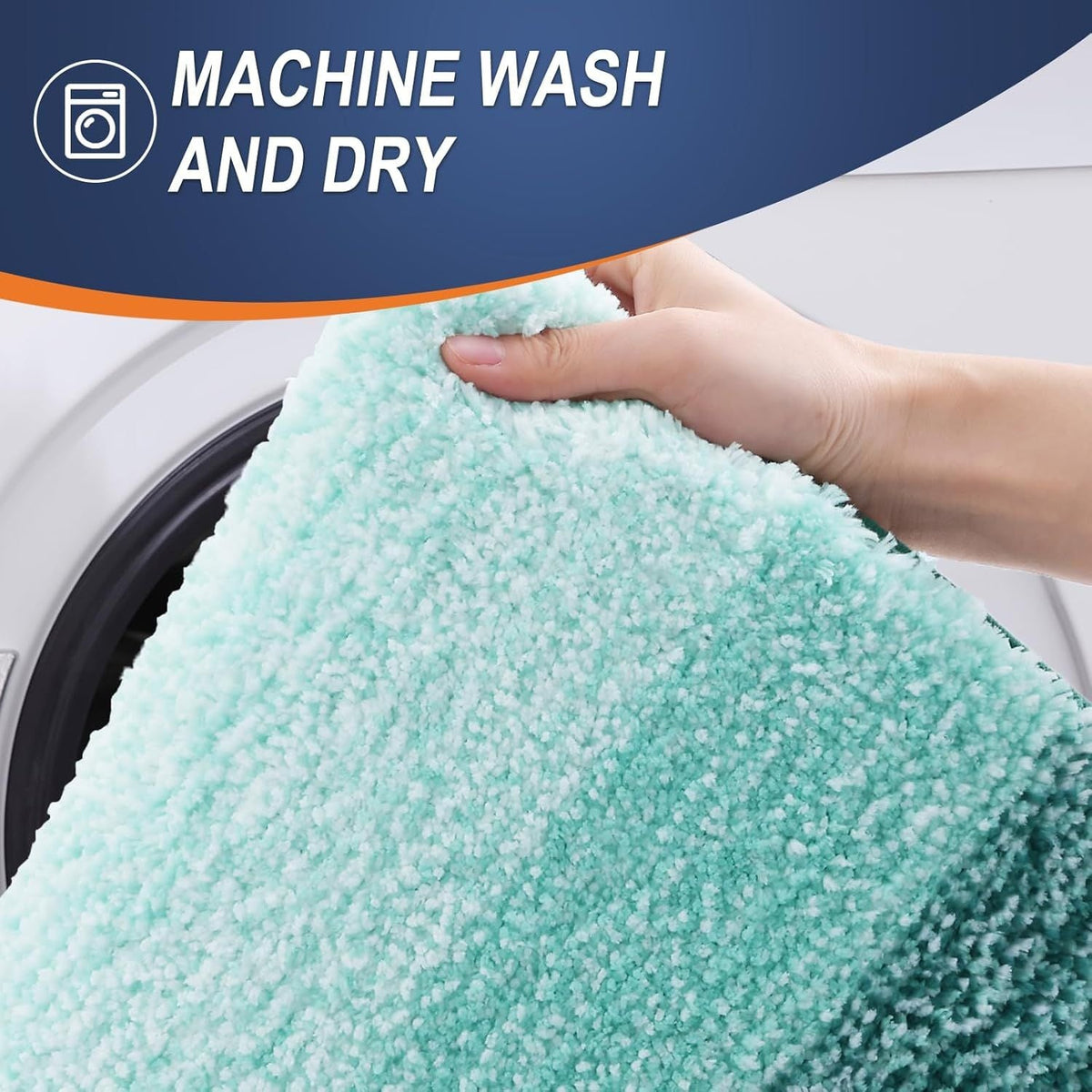 Bathroom Rugs Mat 30x20, Extra Soft Absorbent Microfiber Bath Rugs, Rubber Backing, Quick Dry, Washable Bath Mats for Bathroom Floor, Tub and Shower, Home Decor Accessories, Blackish Green - MC Online