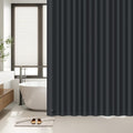 Black Shower Curtain Liner 72x72, PEVA Waterproof Bath Curtain, No Chemical Smell, 3 Weighted Magnets, Durable with Rustproof Metal Grommets - MC Online
