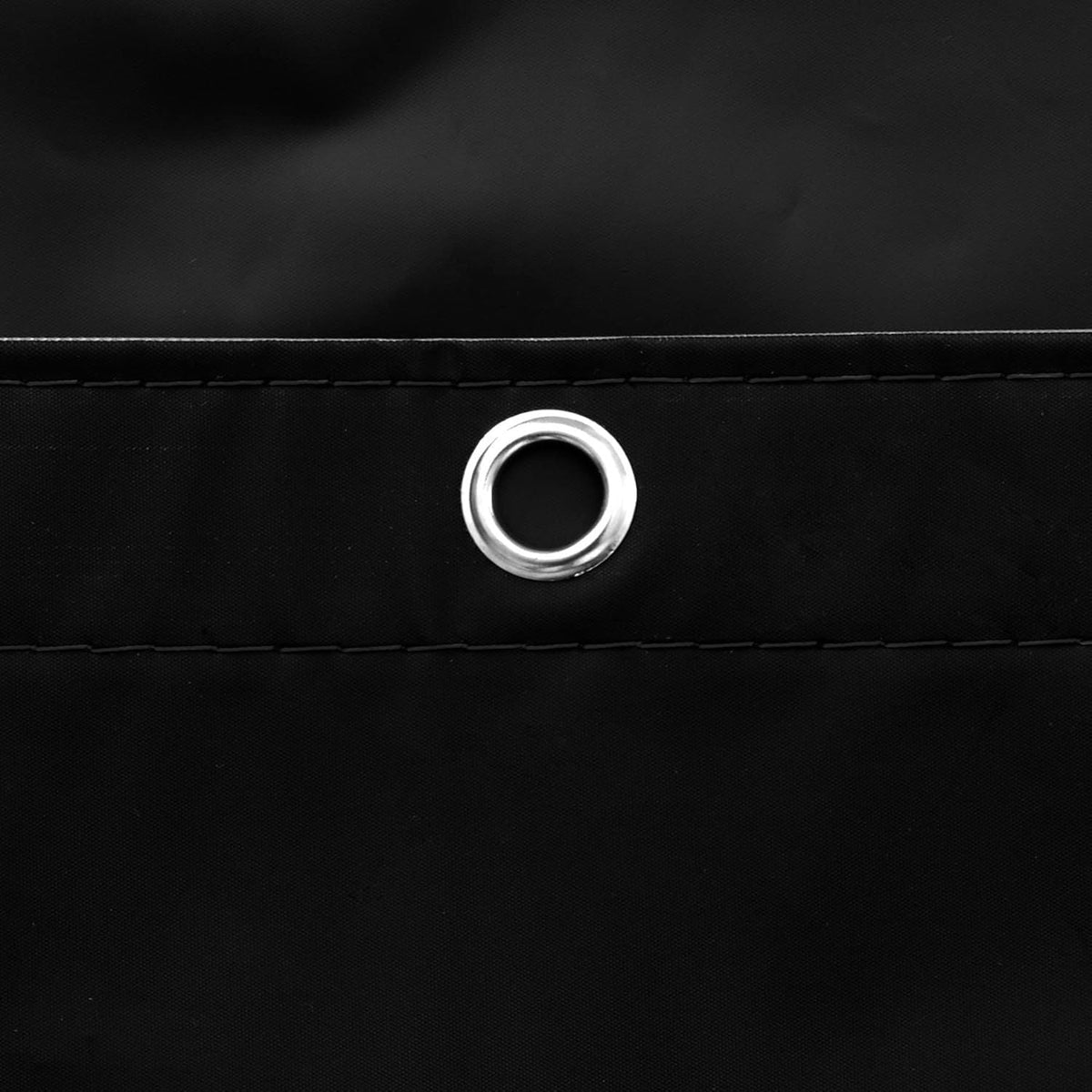 Black Shower Curtain Liner - Premium PEVA Plastic Black Shower Liner for Bathroom, Lightweight Standard Size Bath Curtain with 3 Magnets, Metal Grommets - MC Online