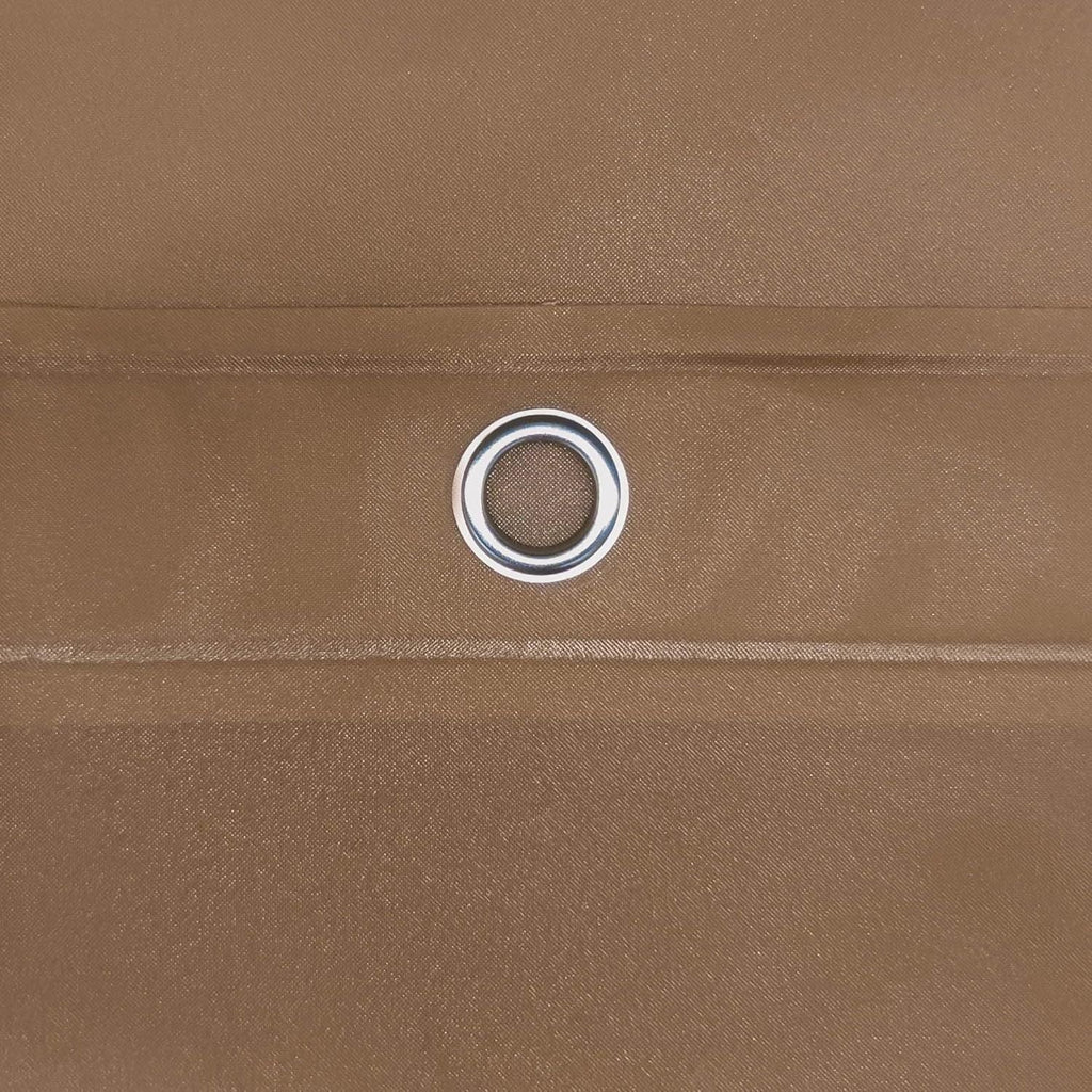 Brown Shower Curtain Liner - Premium PEVA, BPA & PVC Free, No Chemical Smell, Lightweight Standard Size Shower Curtain with 3 Magnets, Metal Grommets - Brown - MC Online