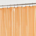 Clear Orange Shower Curtain Liner - Premium PEVA Shower Liner with 3 Magnets & Metal Grommets, Waterproof Lightweight Standard Size Liners for Bathroom - Translucent Orange - MC Online