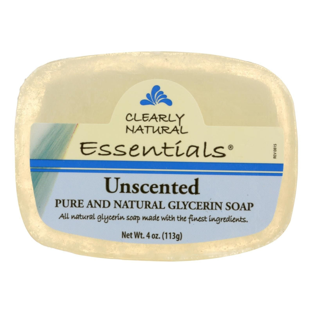 Clearly Natural Glycerine Bar Soap Unscented - 4 Oz - MC Online