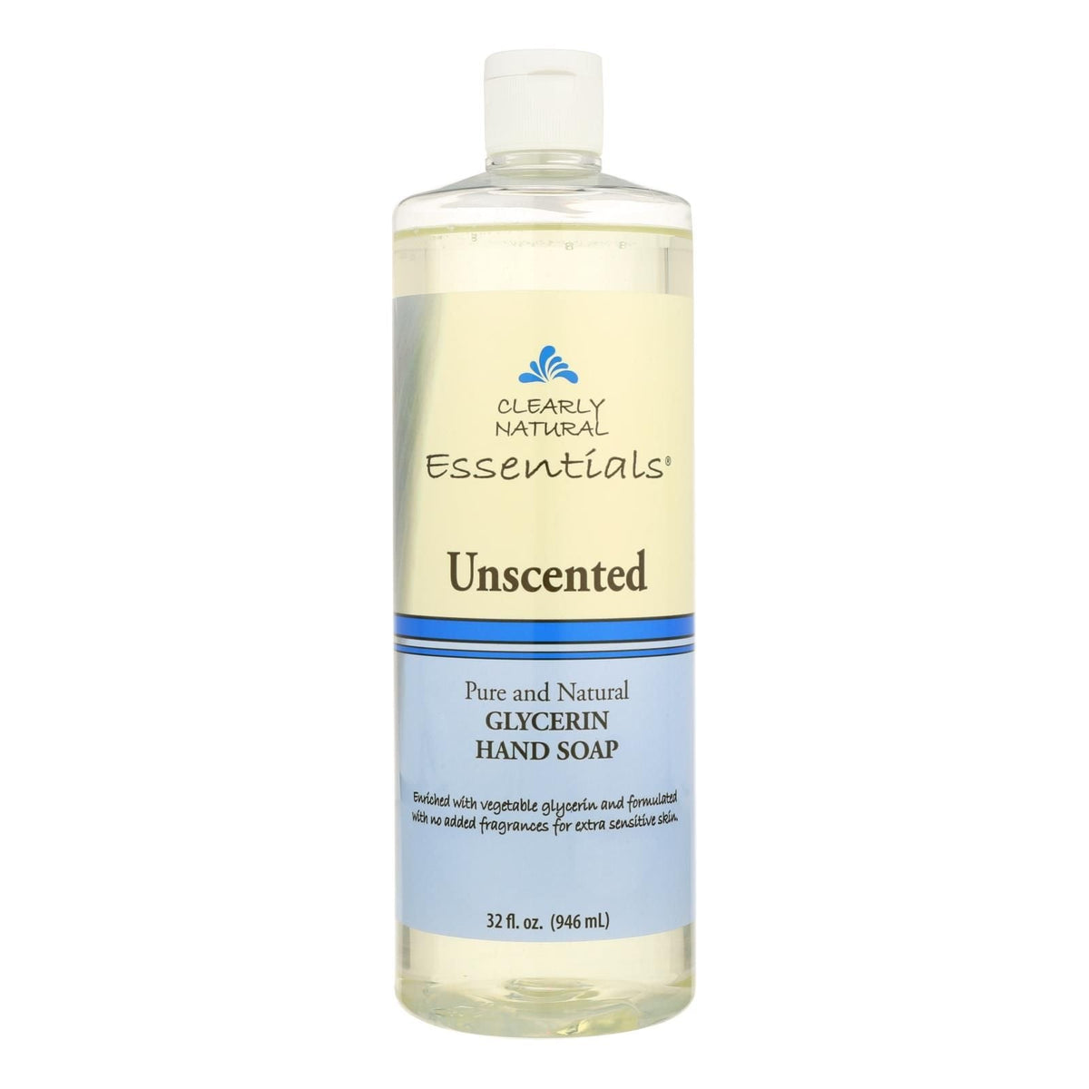 Clearly Natural Hand Soap - Liquid - Unscented - Refill - 32 Oz - MC Online