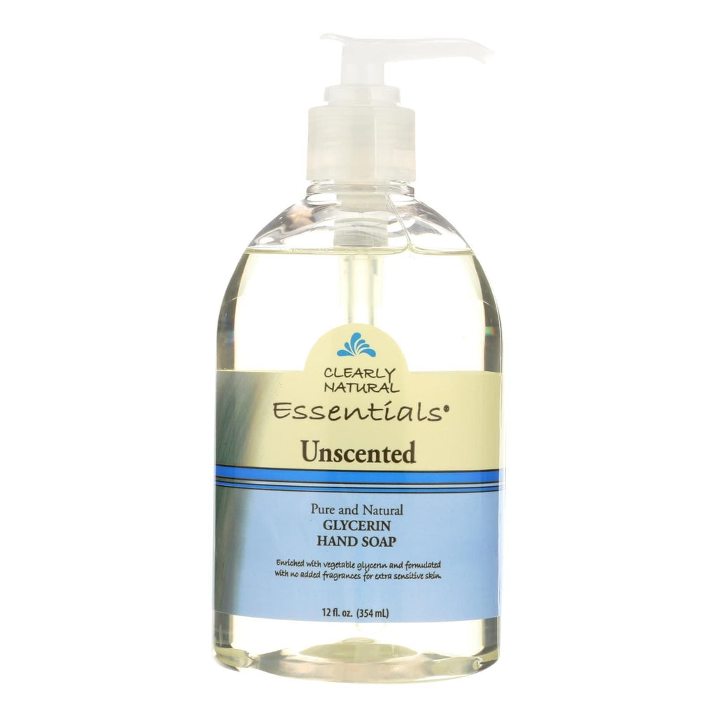 Clearly Natural Pure And Natural Glycerine Hand Soap Unscented - 12 Fl Oz - MC Online