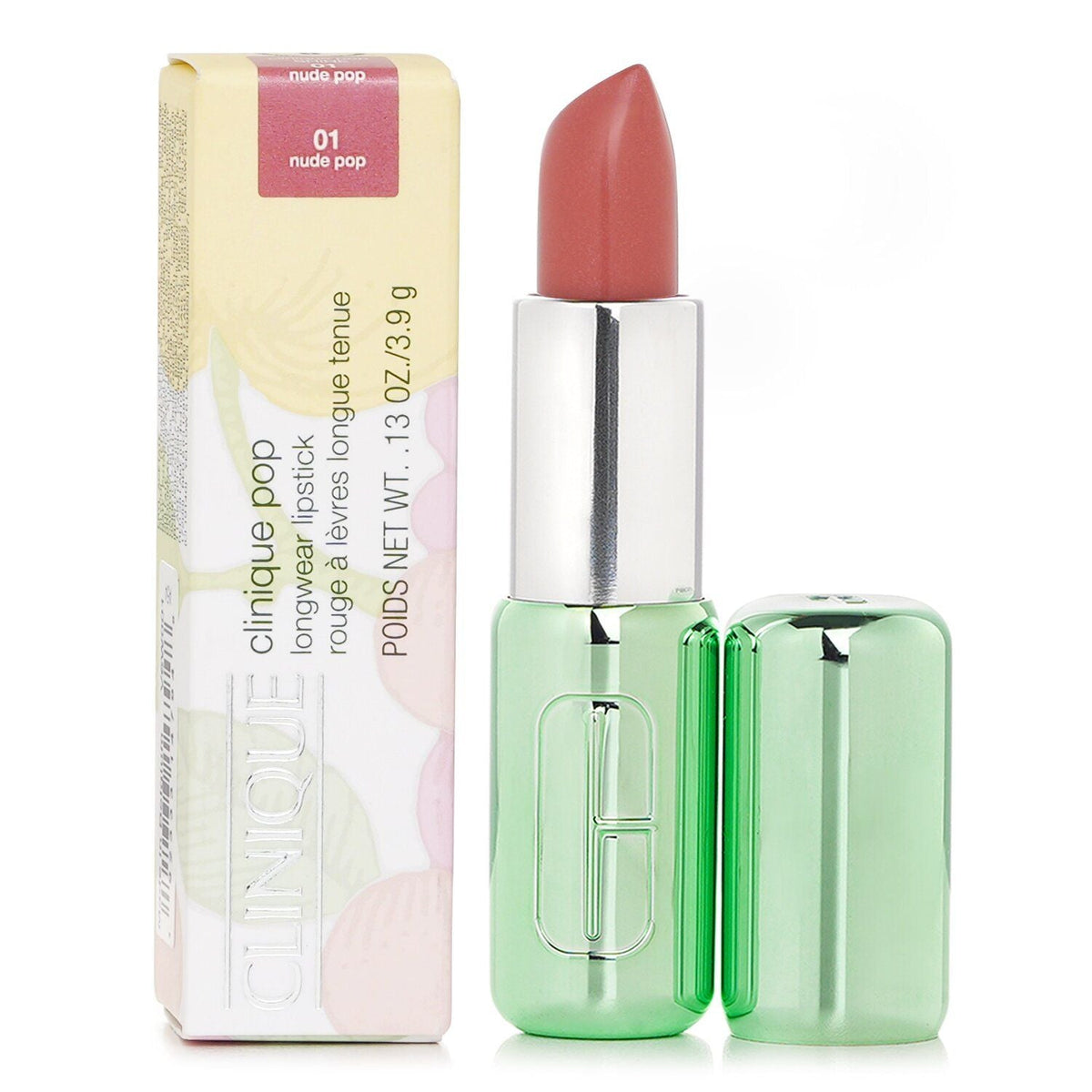 CLINIQUE - Pop Longwear Lipstick Shine -  01 Nude Pop 147948 3.9g/0.13oz - MC Online