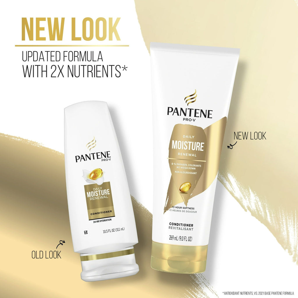 Daily Moisture Renewal Shampoo & Conditioner Set – Hydrating Hair Care for Softness and Strength, 2-Pack - MC Online
