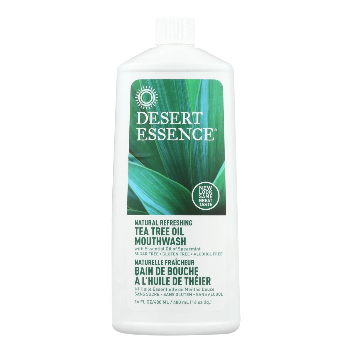 Desert Essence - Natural Refreshing Tea Tree Oil Mouthwash - 16 Fl Oz - MC Online