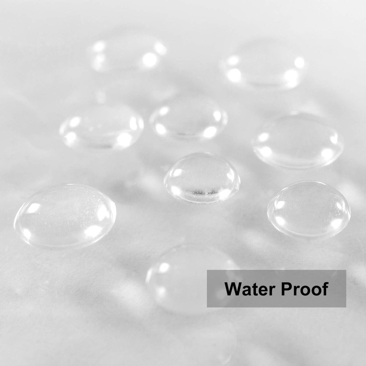 Design Shower Curtain Liner with 6 Magnets - Heavy Duty PEVA Plastic Shower Curtain for Bathroom, Waterproof Vinyl & See Through Bath Liner, Metal Grommets - Clear, 72x72 - MC Online