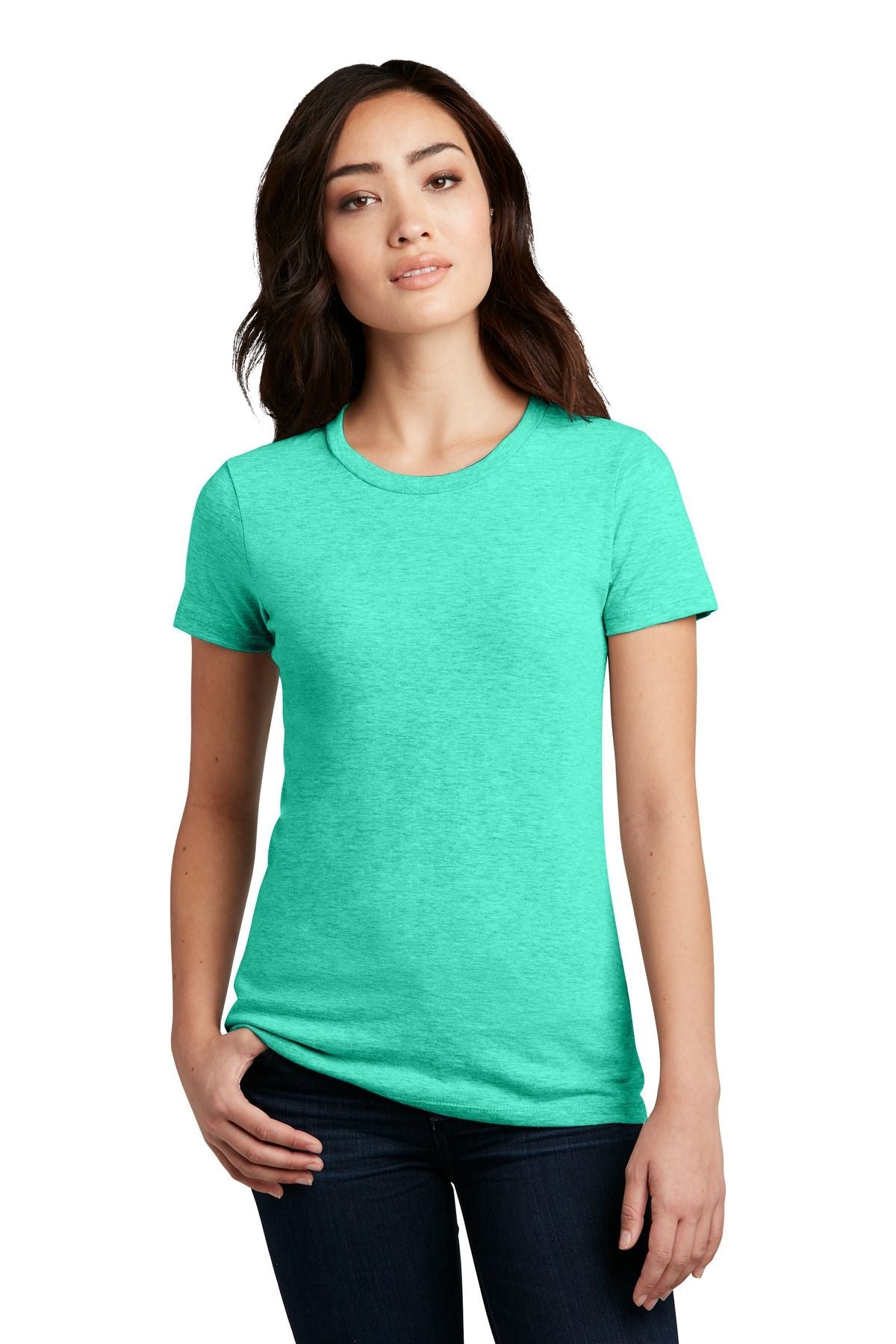 District Women's Perfect Blend CVC Tee DM108L - MC Online