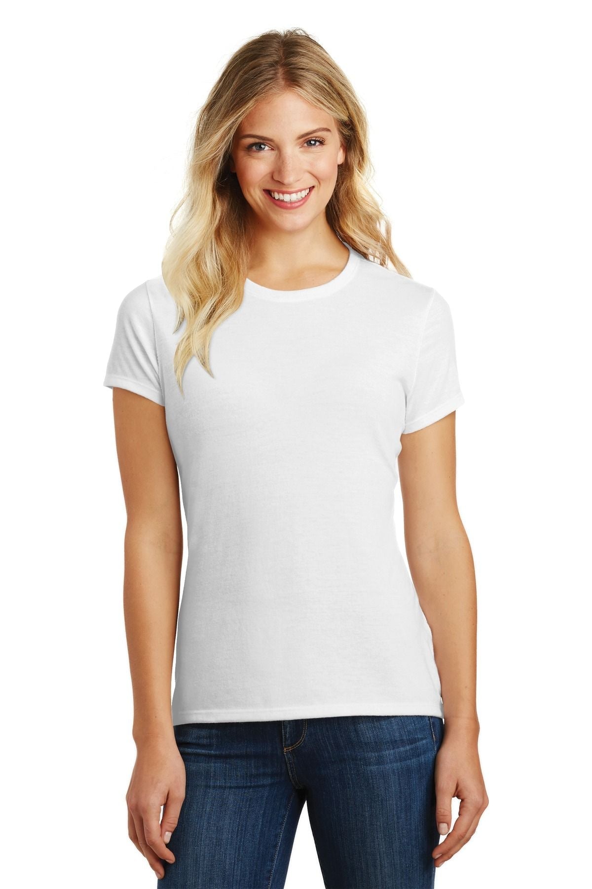 District Women's Perfect Blend CVC Tee DM108L - MC Online