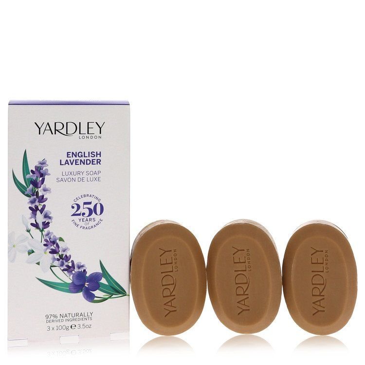 English Lavender by Yardley London 3 x 3.5 oz Soap - MC Online