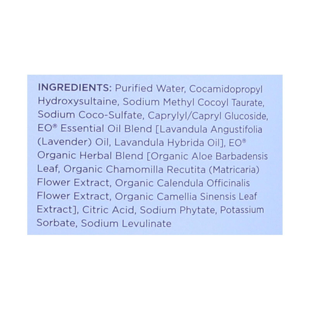 Eo Products - Liquid Hand Soap French Lavender - 1 Gallon - MC Online
