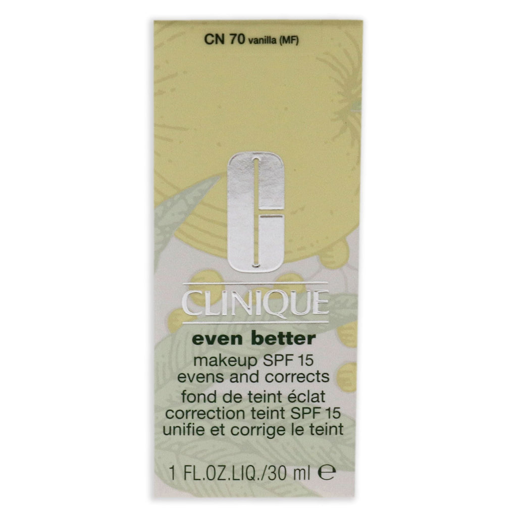 Even Better Makeup SPF 15 - 07 Vanilla (MF-G) - Dry To Combination Oily Skin by Clinique for Women - 1 oz Foundation - MC Online