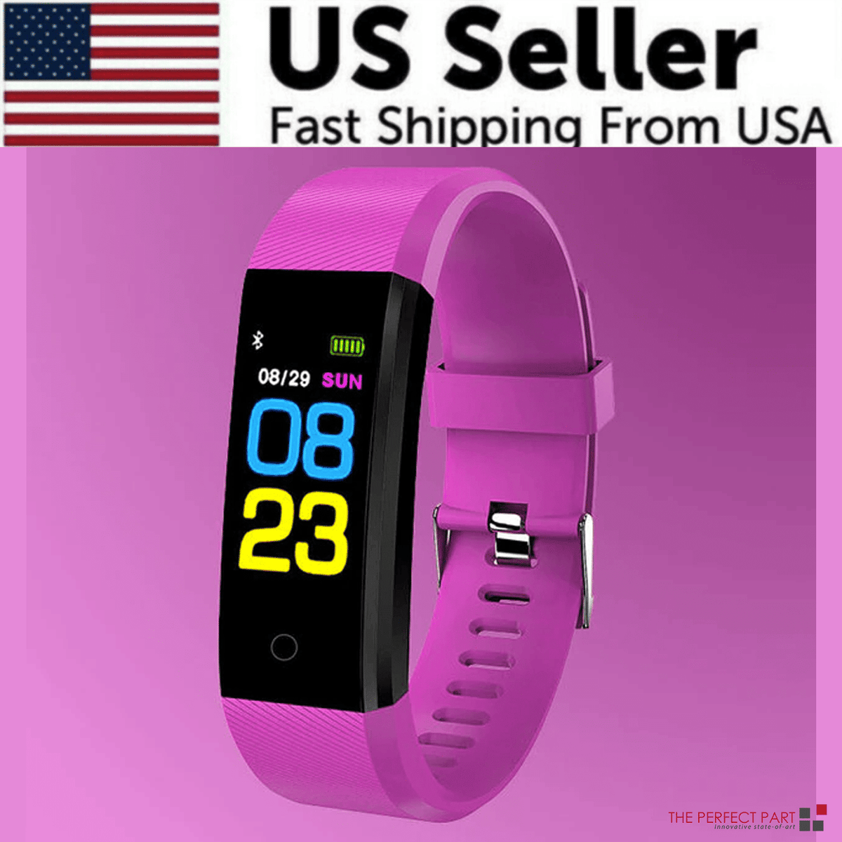Fitness Smart Watch Activity Tracker Heart Rate For Women Men Oxygen BP Monitor - MC Online