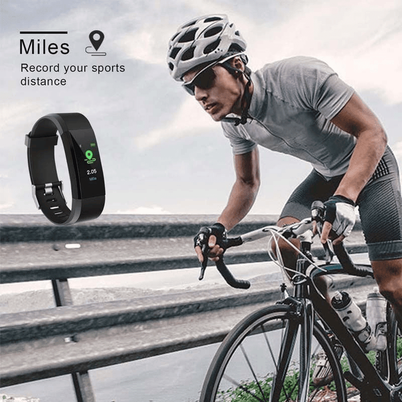 Fitness Smart Watch Activity Tracker Heart Rate For Women Men Oxygen BP Monitor - MC Online