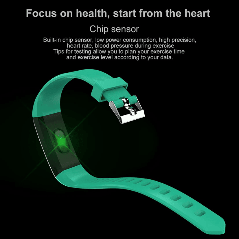 Fitness Smart Watch Activity Tracker Heart Rate For Women Men Oxygen BP Monitor - MC Online