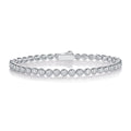 Galaxy Dream - Made of morganite, 925 sterling silver and platinum-plated diamonds, it is a fashionable jewelry bracelet and a luxurious silver accessory. - MC Online