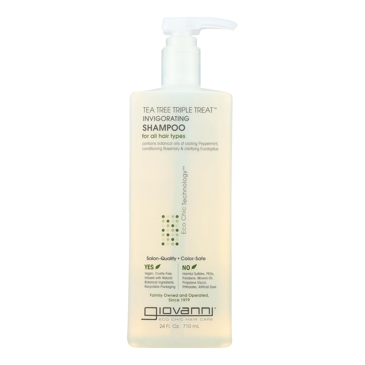 Giovanni Hair Care Products - Shampoo Tea Tree Invigorating - 24 Fz - MC Online