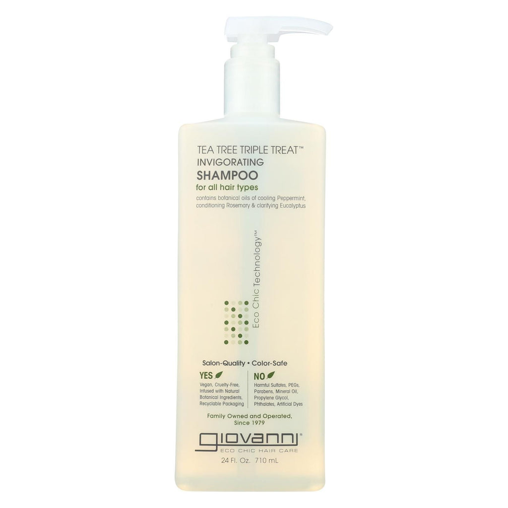 Giovanni Hair Care Products - Shampoo Tea Tree Invigorating - 24 Fz - MC Online