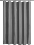 Gray Shower Curtain Liner - Premium PEVA Shower Liner for Bathroom, BPA & PVC Free, No Chemical Smell, Lightweight Standard Size Bath Curtain with 3 Magnets, Metal Grommets - Dark Gray - MC Online