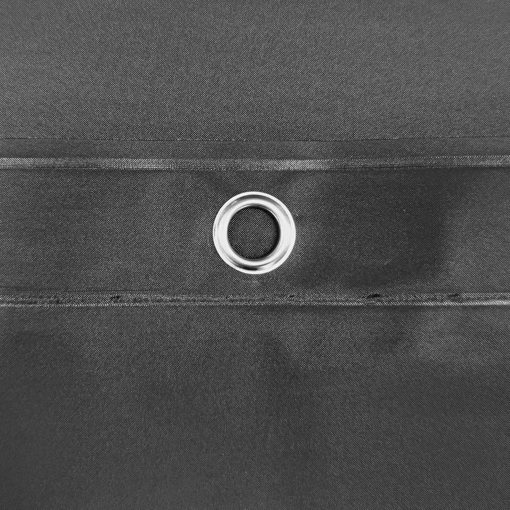 Gray Shower Curtain Liner - Premium PEVA Shower Liner for Bathroom, BPA & PVC Free, No Chemical Smell, Lightweight Standard Size Bath Curtain with 3 Magnets, Metal Grommets - Dark Gray - MC Online