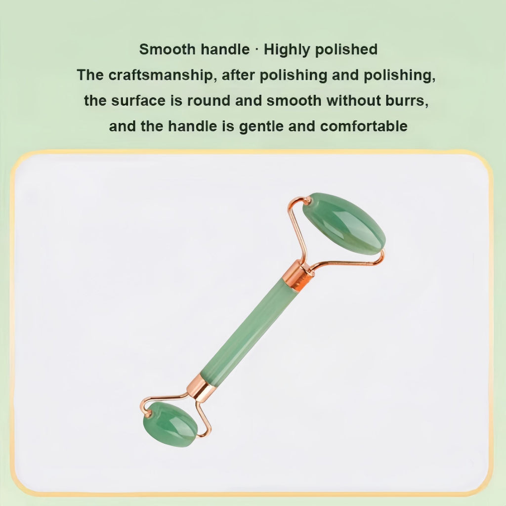 Gua Sha Board 2PCS Massage Stone for Facial Body Skincare Roller Scraping Massager Natural Resin Facial Lifting Scraper Neck Anti Wrinkle Massager Tool - MC Online
