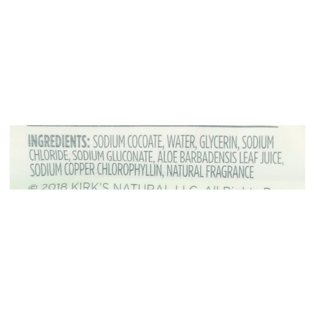 Kirks Natural Bar Soap - Coco Castile - Aloe Vera - 3 Pack - 3/4 Oz - 1 Each - MC Online