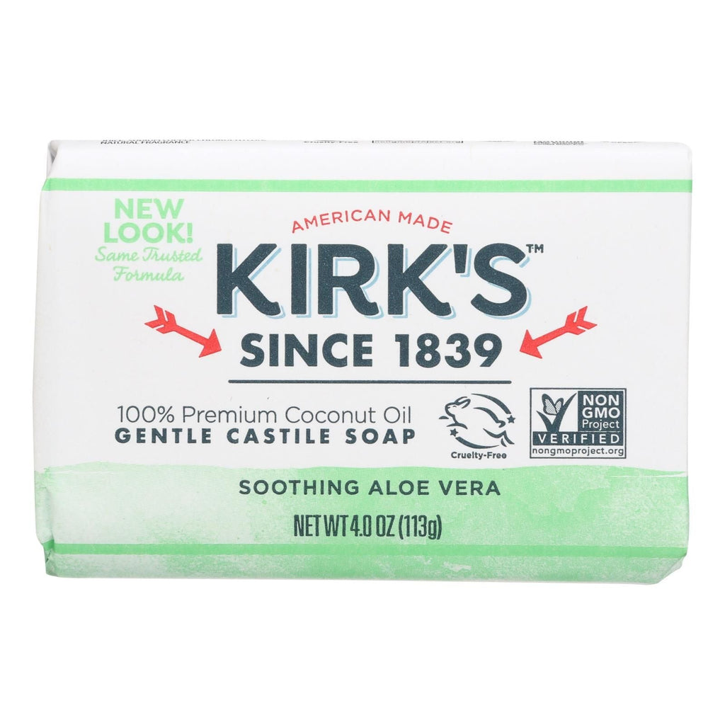 Kirks Natural Bar Soap - Coco Castile - Aloe Vera - 4 Oz - 1 Each - MC Online