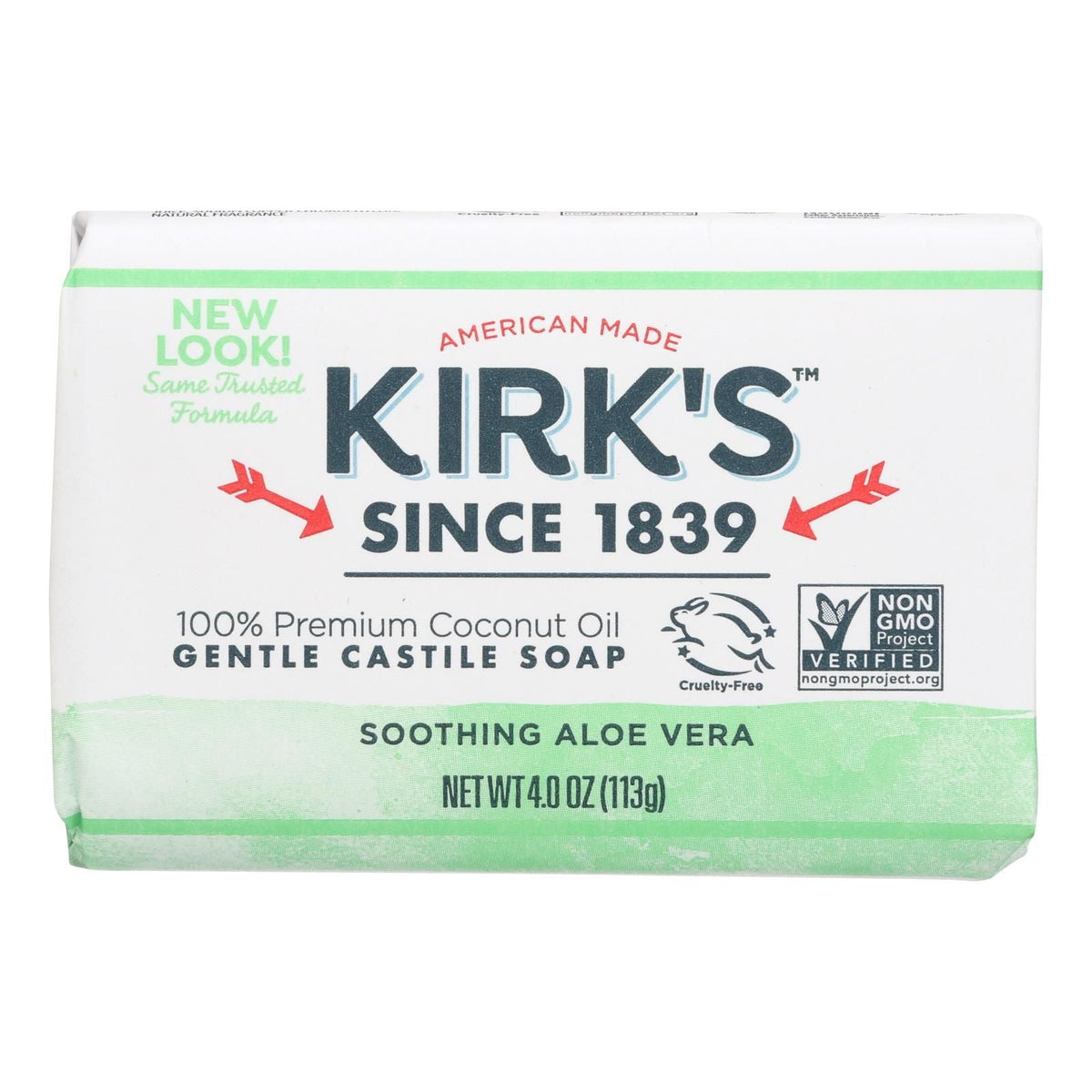 Kirks Natural Bar Soap - Coco Castile - Aloe Vera - 4 Oz - 1 Each - MC Online