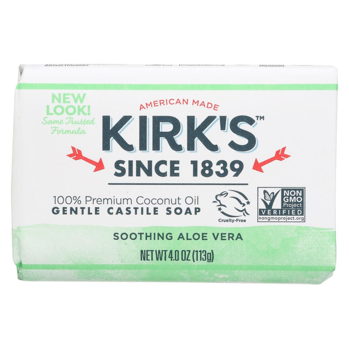 Kirks Natural Bar Soap - Coco Castile - Aloe Vera - 4 Oz - 1 Each - MC Online