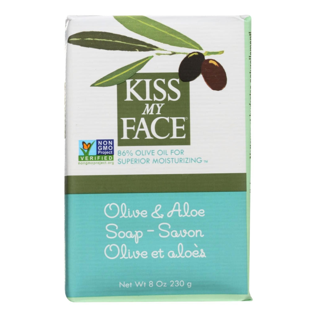 Kiss My Face Bar Soap Olive And Aloe - 8 Oz - MC Online
