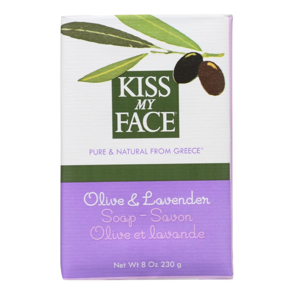 Kiss My Face Bar Soap Olive And Lavender - 8 Oz - MC Online