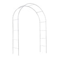 Metal Garden Arch Trellis,Adjustable Arbor Trellis,White - MC Online