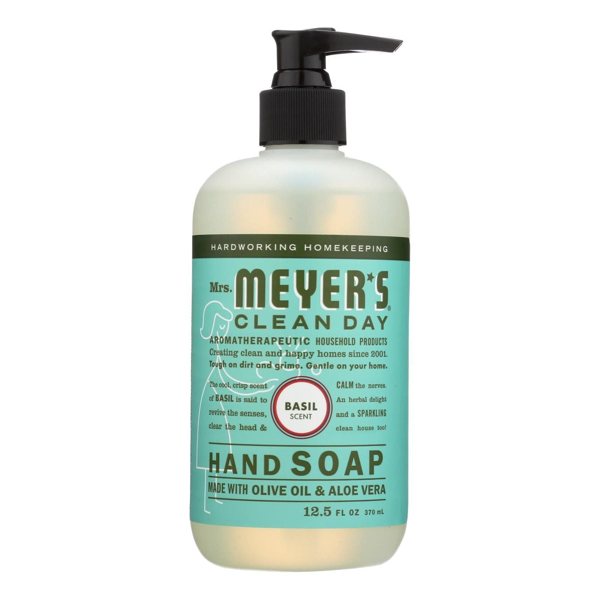 Mrs. Meyer's Clean Day - Liquid Hand Soap - Basil - Case Of 6 - 12.5 Oz - MC Online