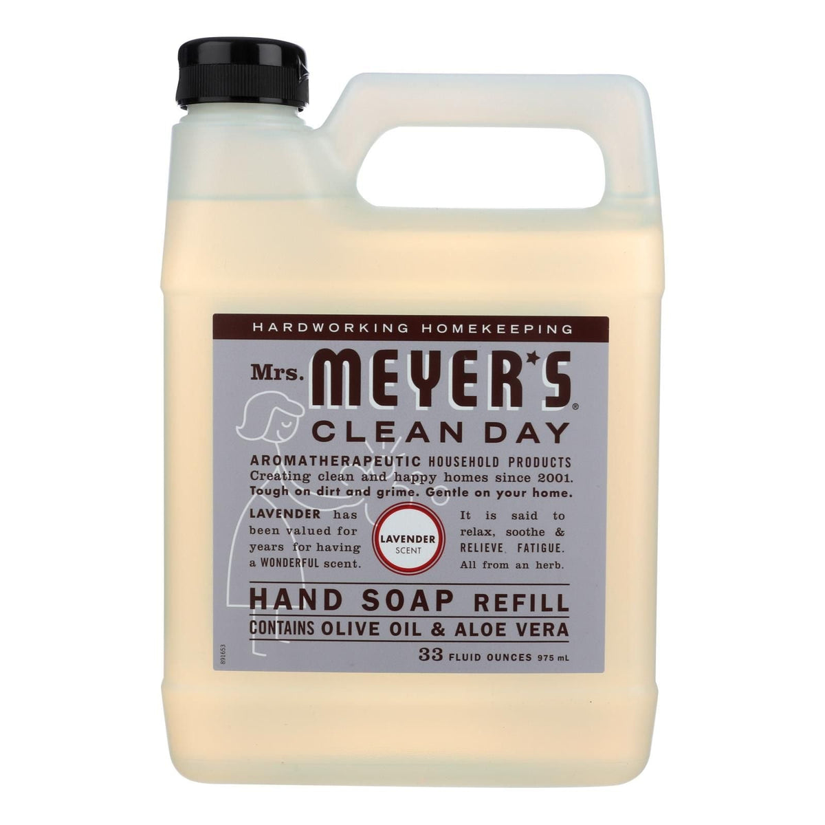 Mrs. Meyer's Clean Day - Liquid Hand Soap Refill - Lavender - Case Of 6 - 33 Fl Oz. - MC Online