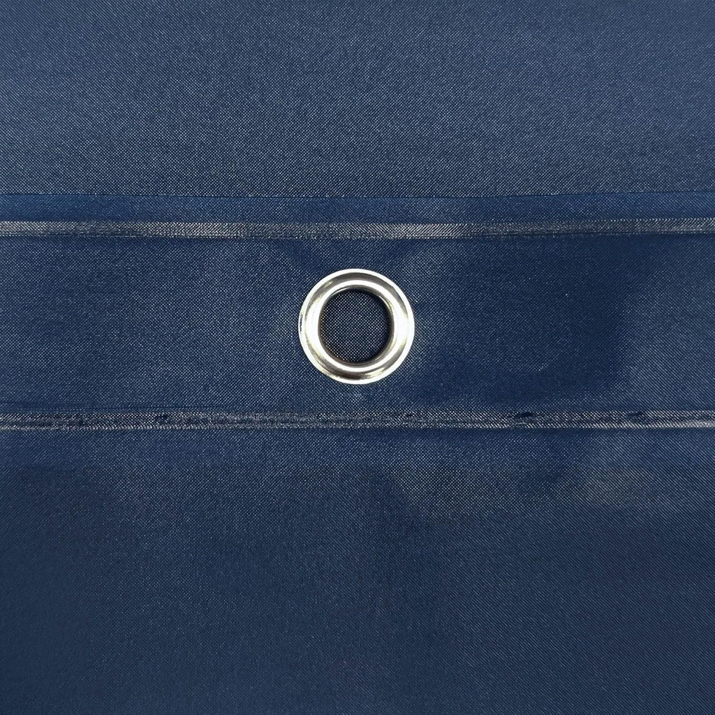 Navy Shower Curtain Liner - Premium PEVA Shower Liner for Bathroom, BPA & PVC Free, No Chemical Smell, Lightweight Standard Size Bath Curtain with 3 Magnets, Metal Grommets - Navy Blue - MC Online