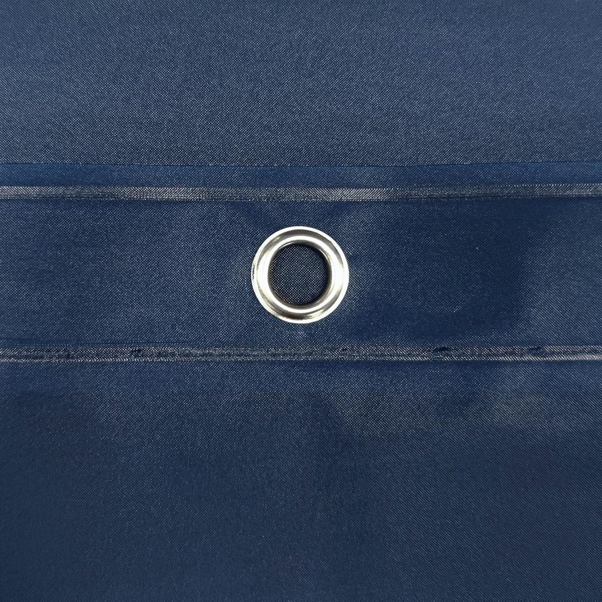 Navy Shower Curtain Liner - Premium PEVA Shower Liner for Bathroom, BPA & PVC Free, No Chemical Smell, Lightweight Standard Size Bath Curtain with 3 Magnets, Metal Grommets - Navy Blue - MC Online