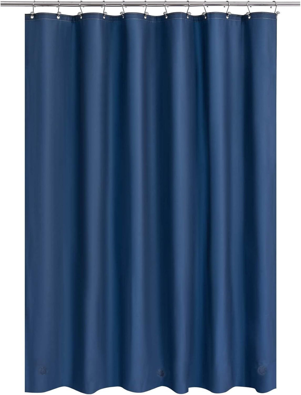 Navy Shower Curtain Liner - Premium PEVA Shower Liner for Bathroom, BPA & PVC Free, No Chemical Smell, Lightweight Standard Size Bath Curtain with 3 Magnets, Metal Grommets - Navy Blue - MC Online